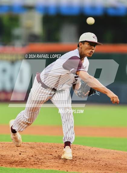 Thumbnail 3 in Cy-Fair vs. Pearland (UIL Baseball 6A Region 3 Regional Final) photogallery.