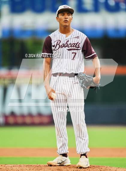 Thumbnail 3 in Cy-Fair vs. Pearland (UIL Baseball 6A Region 3 Regional Final) photogallery.