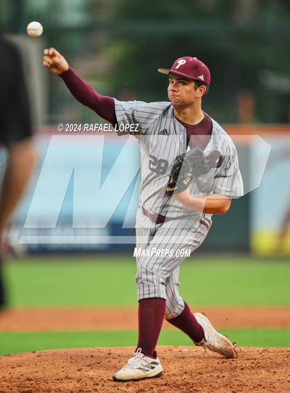 Thumbnail 3 in Cy-Fair vs. Pearland (UIL Baseball 6A Region 3 Regional Final) photogallery.