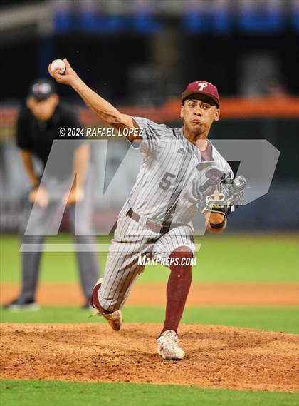 Thumbnail 3 in Cy-Fair vs. Pearland (UIL Baseball 6A Region 3 Regional Final) photogallery.