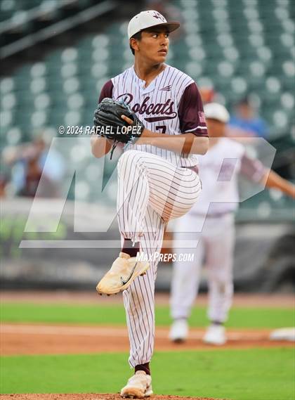 Thumbnail 3 in Cy-Fair vs. Pearland (UIL Baseball 6A Region 3 Regional Final) photogallery.