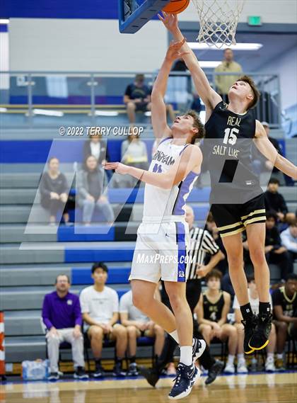 Thumbnail 1 in Real Salt Lake Academy vs. Bingham (5 for the Fight Hoopfest) photogallery.