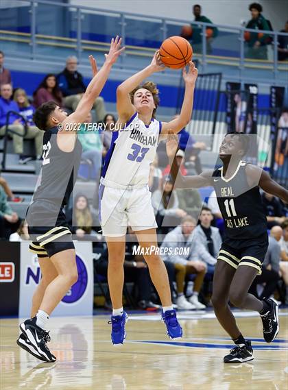 Thumbnail 1 in Real Salt Lake Academy vs. Bingham (5 for the Fight Hoopfest) photogallery.