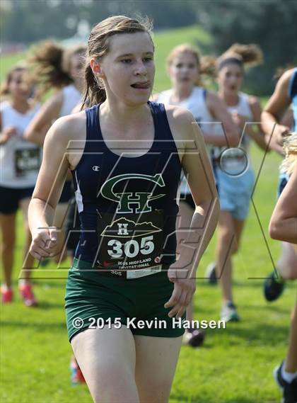 Thumbnail 2 in Highland Cross Country Invitational photogallery.