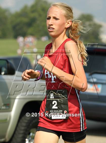 Thumbnail 3 in Highland Cross Country Invitational photogallery.