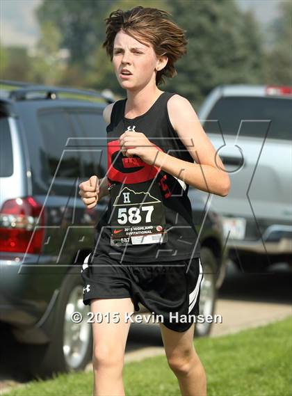 Thumbnail 3 in Highland Cross Country Invitational photogallery.
