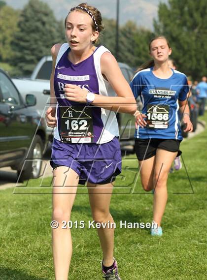 Thumbnail 2 in Highland Cross Country Invitational photogallery.