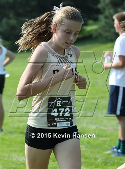 Thumbnail 2 in Highland Cross Country Invitational photogallery.