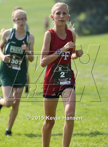Thumbnail 3 in Highland Cross Country Invitational photogallery.