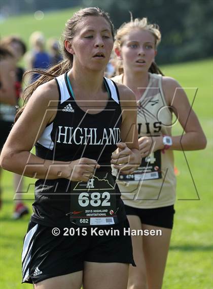 Thumbnail 2 in Highland Cross Country Invitational photogallery.