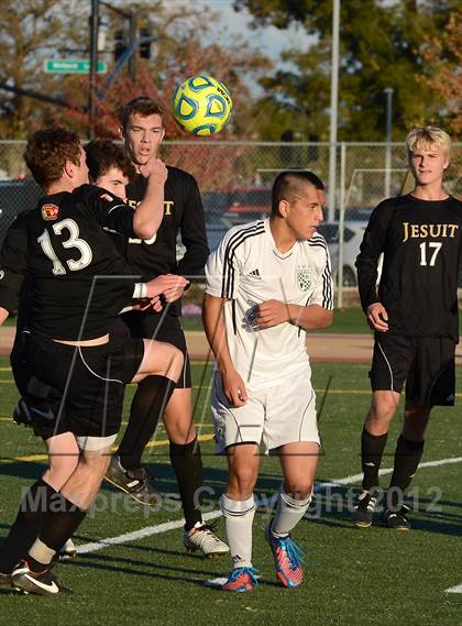 Thumbnail 3 in Granite Bay vs. Jesuit (CIF SJS D1 Final) photogallery.