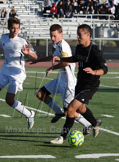 Thumbnail 3 in Granite Bay vs. Jesuit (CIF SJS D1 Final) photogallery.