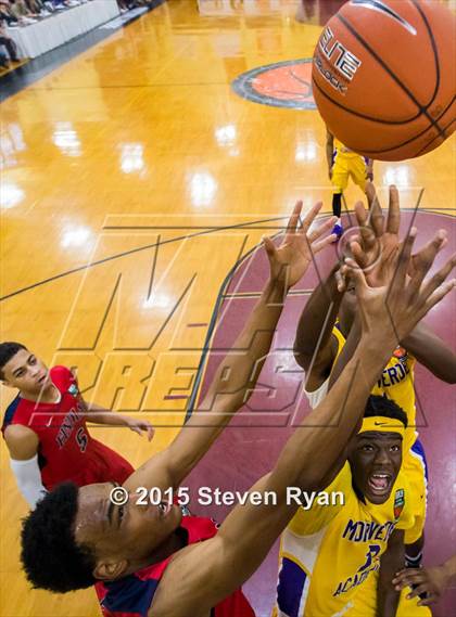 Thumbnail 3 in Findlay Prep vs. Montverde Academy (DICK'S National Tournament Semifinal) photogallery.