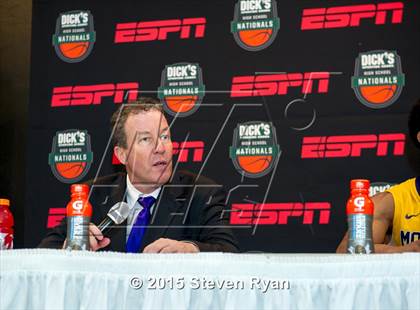 Thumbnail 1 in Findlay Prep vs. Montverde Academy (DICK'S National Tournament Semifinal) photogallery.
