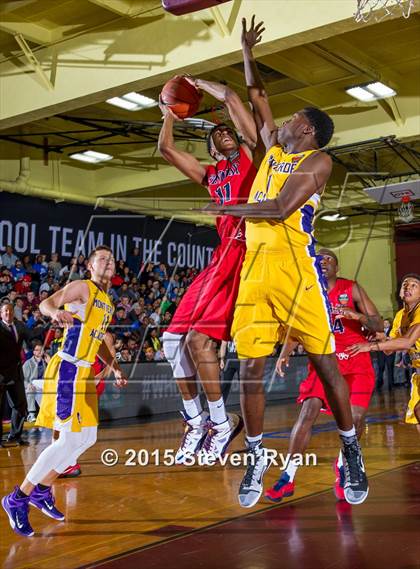 Thumbnail 1 in Findlay Prep vs. Montverde Academy (DICK'S National Tournament Semifinal) photogallery.