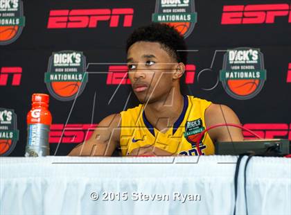 Thumbnail 2 in Findlay Prep vs. Montverde Academy (DICK'S National Tournament Semifinal) photogallery.