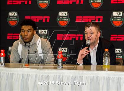 Thumbnail 2 in Findlay Prep vs. Montverde Academy (DICK'S National Tournament Semifinal) photogallery.