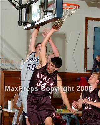 Thumbnail 2 in Ayala @ Newport Harbor (Section Playoffs) photogallery.