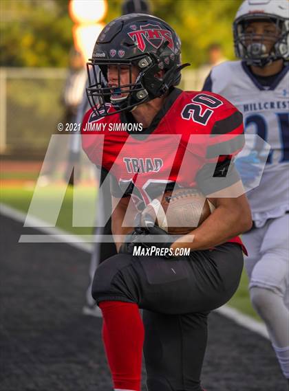 Thumbnail 2 in Hillcrest @ Triad (IHSA 5A First Round Playoff) photogallery.