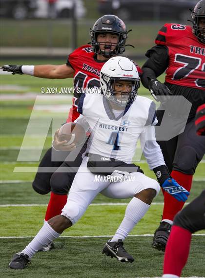 Thumbnail 3 in Hillcrest @ Triad (IHSA 5A First Round Playoff) photogallery.