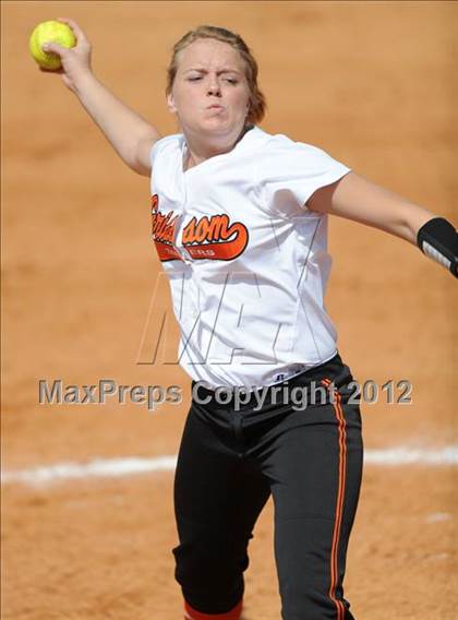 Thumbnail 1 in Grissom vs. Scottsboro (Bob Jones Softball Tourney) photogallery.