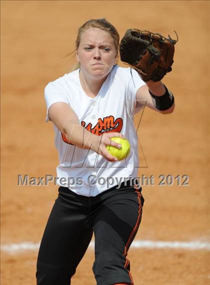 Thumbnail 2 in Grissom vs. Scottsboro (Bob Jones Softball Tourney) photogallery.