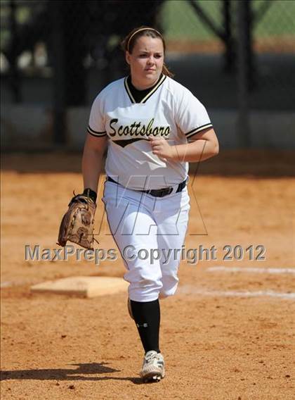 Thumbnail 3 in Grissom vs. Scottsboro (Bob Jones Softball Tourney) photogallery.