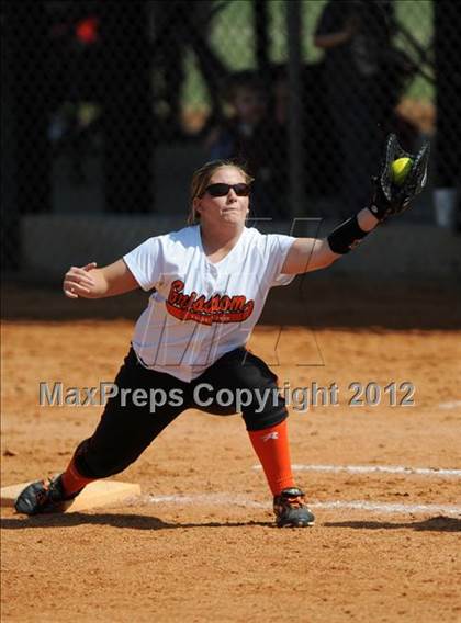 Thumbnail 2 in Grissom vs. Scottsboro (Bob Jones Softball Tourney) photogallery.