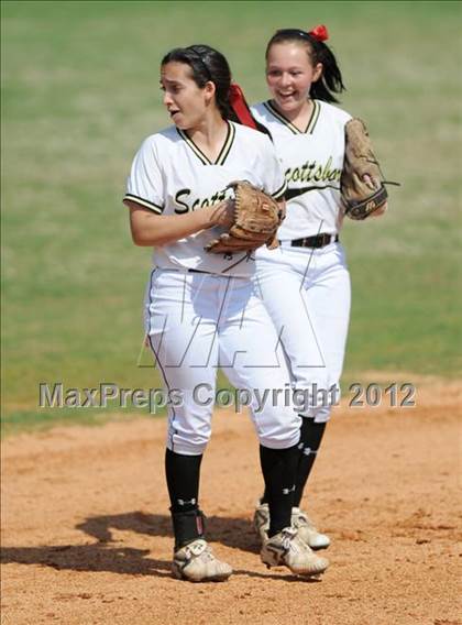 Thumbnail 1 in Grissom vs. Scottsboro (Bob Jones Softball Tourney) photogallery.