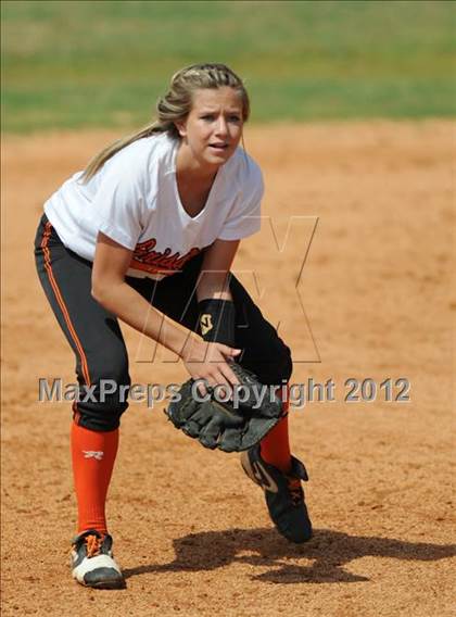Thumbnail 1 in Grissom vs. Scottsboro (Bob Jones Softball Tourney) photogallery.