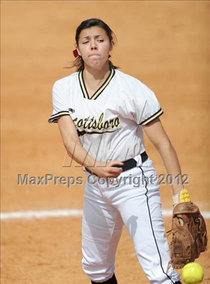 Thumbnail 3 in Grissom vs. Scottsboro (Bob Jones Softball Tourney) photogallery.