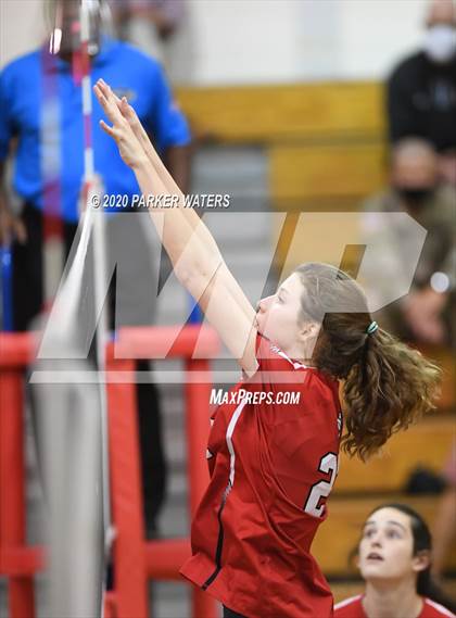 Thumbnail 3 in Academy of the Sacred Heart @ Metairie Park Country Day (JV Volleyball) photogallery.