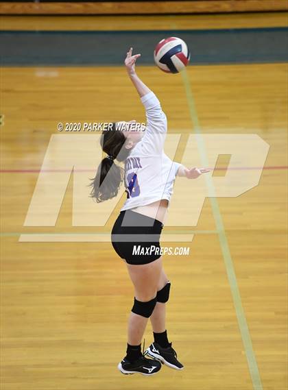 Thumbnail 3 in Academy of the Sacred Heart @ Metairie Park Country Day (JV Volleyball) photogallery.