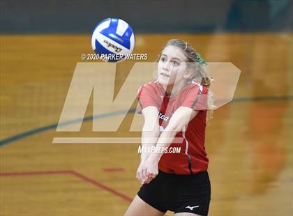 Thumbnail 2 in Academy of the Sacred Heart @ Metairie Park Country Day (JV Volleyball) photogallery.