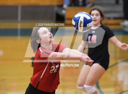 Thumbnail 2 in Academy of the Sacred Heart @ Metairie Park Country Day (JV Volleyball) photogallery.