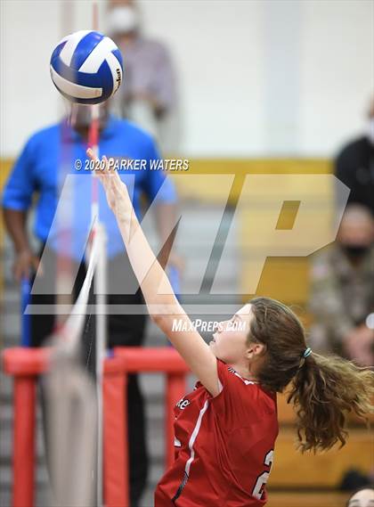 Thumbnail 1 in Academy of the Sacred Heart @ Metairie Park Country Day (JV Volleyball) photogallery.
