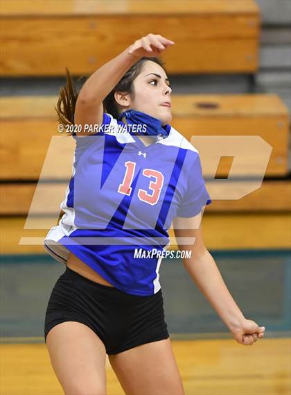 Thumbnail 2 in Academy of the Sacred Heart @ Metairie Park Country Day (JV Volleyball) photogallery.