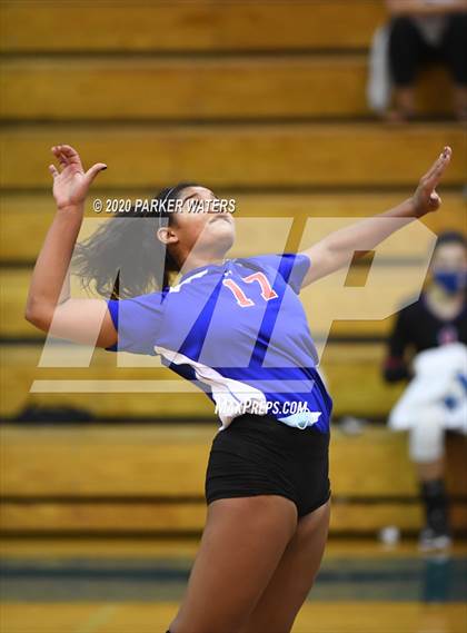 Thumbnail 1 in Academy of the Sacred Heart @ Metairie Park Country Day (JV Volleyball) photogallery.