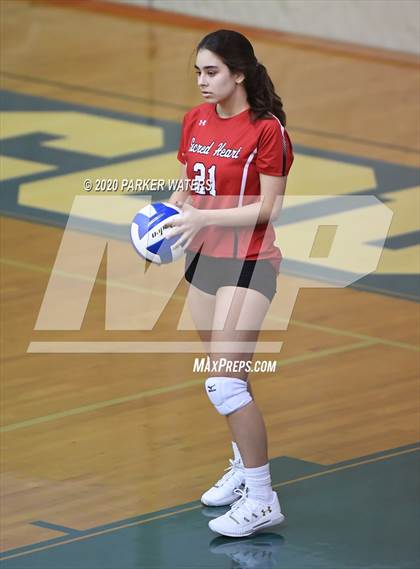 Thumbnail 1 in Academy of the Sacred Heart @ Metairie Park Country Day (JV Volleyball) photogallery.