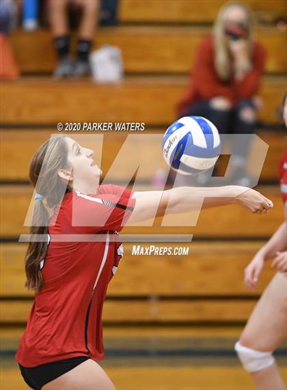 Thumbnail 1 in Academy of the Sacred Heart @ Metairie Park Country Day (JV Volleyball) photogallery.