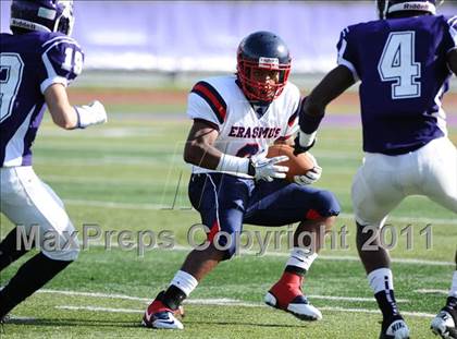 Thumbnail 1 in Erasmus Hall vs Tottenville (PSAL Championship Division Semifinal) photogallery.