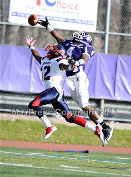 Thumbnail 2 in Erasmus Hall vs Tottenville (PSAL Championship Division Semifinal) photogallery.
