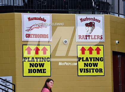 Thumbnail 2 in Marmaduke vs. Murfreesboro (AAA 2A State Playoff First Round) photogallery.