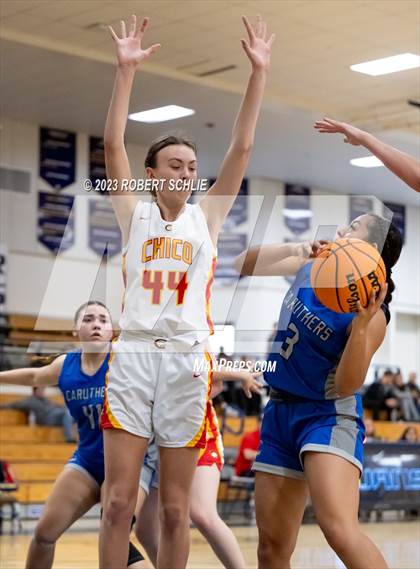 Thumbnail 1 in Caruthers vs Chico (Trojan Toss Up) photogallery.