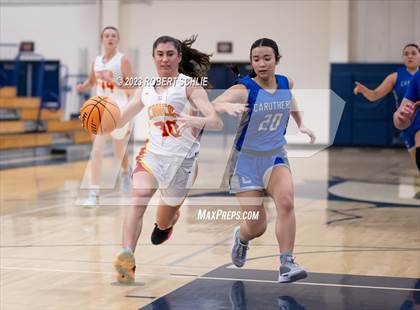 Thumbnail 3 in Caruthers vs Chico (Trojan Toss Up) photogallery.