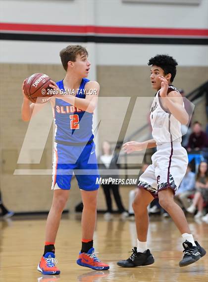 Thumbnail 3 in Slidell vs. Eula (UIL 1A Regional Semifinal) photogallery.