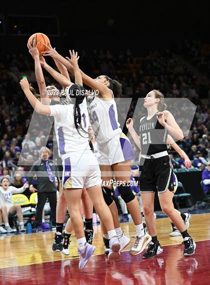 Thumbnail 1 in D'Evelyn vs. Holy Family (CHSAA 4A Final) photogallery.