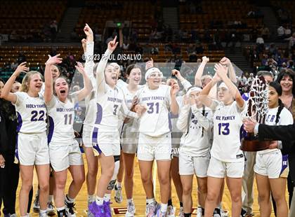 Thumbnail 1 in D'Evelyn vs. Holy Family (CHSAA 4A Final) photogallery.