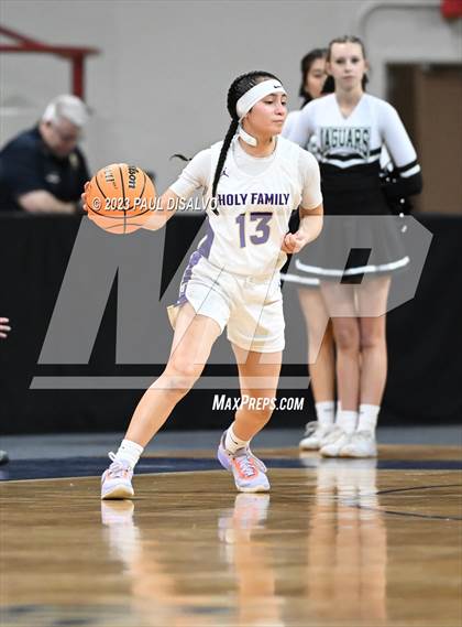Thumbnail 1 in D'Evelyn vs. Holy Family (CHSAA 4A Final) photogallery.