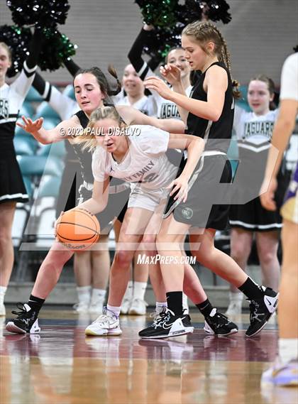 Thumbnail 1 in D'Evelyn vs. Holy Family (CHSAA 4A Final) photogallery.